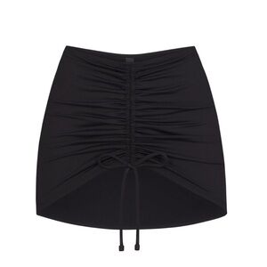 NWT SKIMS Ruched Swim Mini Skirt